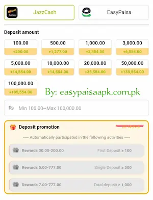 VH777 Game Withdraw and Deposit